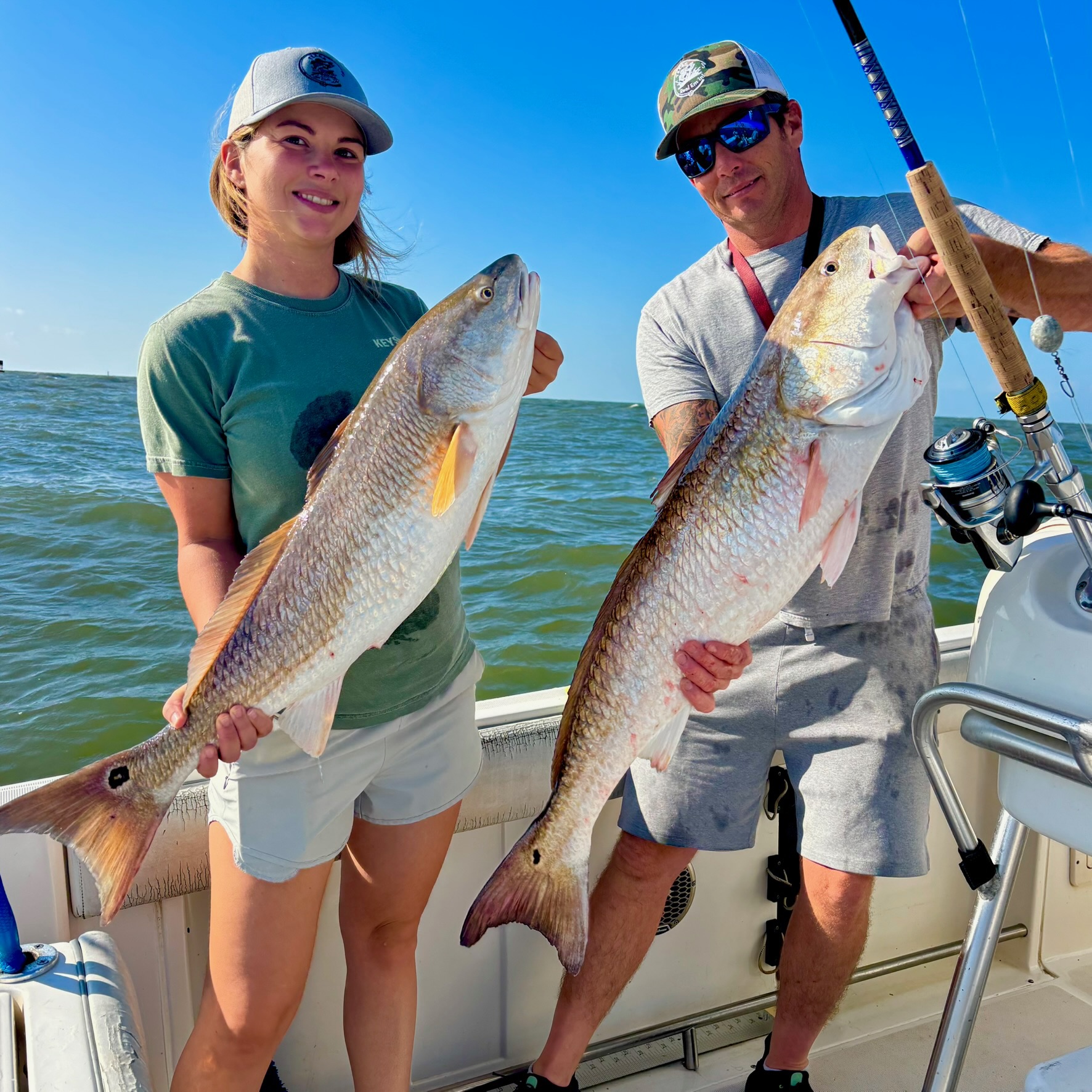 Bull Redfish fishing charter photo — Galveston with Captain Shawn Warren